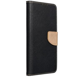 Pouzdro Fancy Diary Book pro Xiaomi Redmi Note 11 a Note 11S černé-zlaté