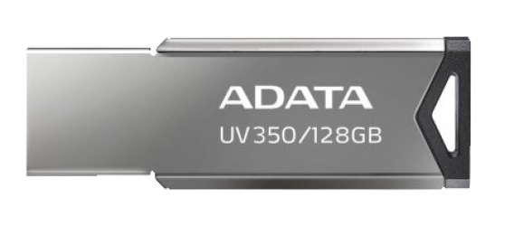 ADATA Flash Disk (AUV350-128G-RBK) 128GB USB 3.2 šedý