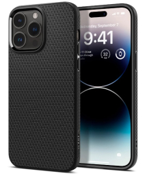 Pouzdro Spigen (ACS06704) Liquid Air pro Apple iPhone 15 Pro Matt Black