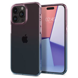 Pouzdro Spigen (ACS06700) Liquid Crystal pro Apple iPhone 15 Pro růžovo-modré