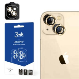 3mk Lens Pro ochranná sklíčka fotoaparátu pro iPhone 15 žlutá