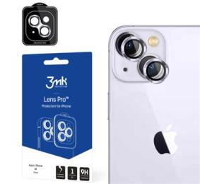 3mk Lens Pro ochranná sklíčka fotoaparátu pro iPhone 15 modrá