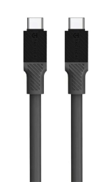Nabíjecí a datový kabel Tactical Fat Man USB-C/USB-C 1m šedý
