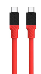 Nabíjecí a datový kabel Tactical Fat Man USB-C/USB-C 1m červený