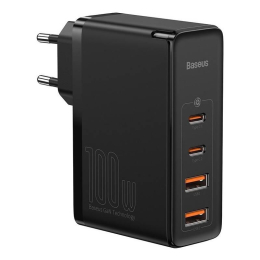 Nabíječka Baseus (CCGAN2P-L01) GaN Pro 2x USB-C a 2x USB-A 100W černá