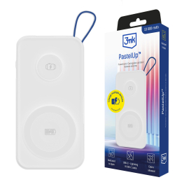 Powerbanka 3mk PastelUp 10.000 mAh (MagSafe + Apple Watch) bílá