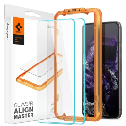 Tvrzené sklo Spigen Glas.Tr (AGL07396) 2 ks AlignMaster pro Pixel 8 čiré