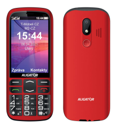 Aligator A830 Senior Dual SIM Red