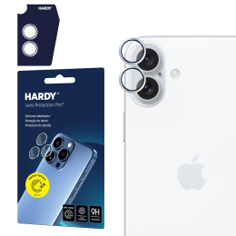 Ochranné sklo kamery 3mk HARDY® Lens Protection Pro™ iPhone 17 stříbrné