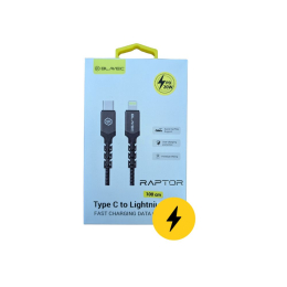 Datový kabel Blavec USB-C/Lightning PD 20W 1m černý