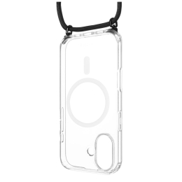 Pouzdro FIXED MagPure Neck pro iPhone 17 s černou šňůrkou