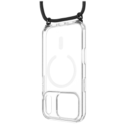 Pouzdro FIXED MagPure Neck pro iPhone 17 Pro s černou šňůrkou