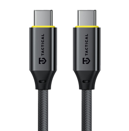 Datový kabel Tactical Fast Rope ARAMID 2.0. USB-C/USB-C 2m černý