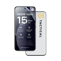 Tvrzené sklo Tactical 5D pro Xiaomi Redmi Note 15 Pro+ 5G černé