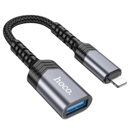 Adaptér HOCO (UA24) Lightning na USB-A černý