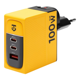 Nabíječka Tactical Nett Warrior GaN 100W žlutá