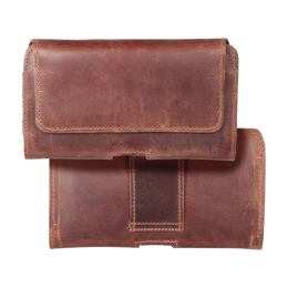 Pouzdro Royal (pravá kůže) na opasek XXL (170 x 90 x 15mm) hnědé