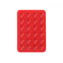 Držák s přísavkou na telefon (univerzální nalepovací) červená