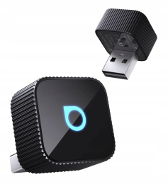 Bezdrátový adaptér Ottocast Mini Cube T2 (USB-A + adaptér USB-C) černý