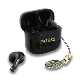 Sluchátka Guess Classic Logo Charm TWS černá