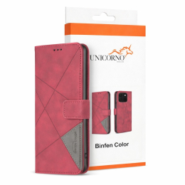 Pouzdro CaseMe Binfen Book pro Motorola G06/G06 Power červené