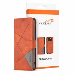 Pouzdro CaseMe Book Binfen pro Xiaomi Redmi 15 4G oranžové