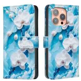 Pouzdro CaseMe Binfen Painted (kytičkované) pro Samsung Galaxy A36/A56 modré