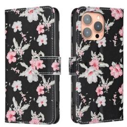 Pouzdro CaseMe Binfen Painted (kytičkované) pro Samsung Galaxy A57 černé