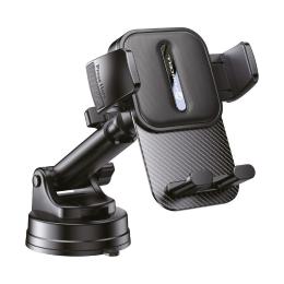 Držák do auta Forcell F-Grip Guardian na čelní sklo/palubku černý
