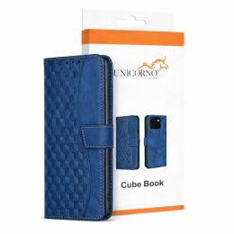 Pouzdro Cube Book pro Samsung Galaxy A16 (4G/5G) modrá