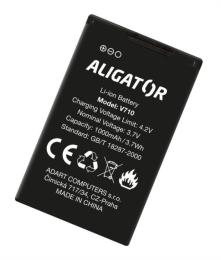 Baterie Aligator (C100BAL) pro Aligator V710/C100 1.000 mAh