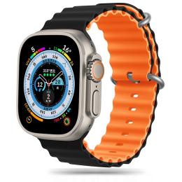 Řemínek TECH-PROTECT Iconband Apple Watch 8/9/10/11/SE/Ultra modrý/oranžový