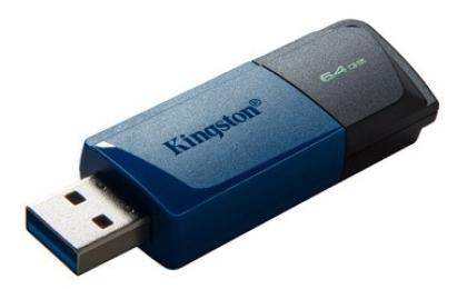 Flash disk Kingston DataTraveler Exodia M 64GB (USB-A) Black Blue