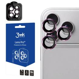 Ochranné sklo kamery 3mk Lens Protection Pro iPhone 18 Pro/18 Pro MAX červené