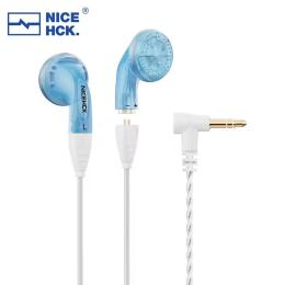 Sluchátka NICEHCK YDX 3.5mm jack s mikrofonem modrá