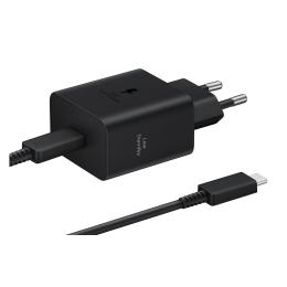 Nabíječka Samsung EP-T4511XBE USB-C 45W + nabíjecí kabel USB-C/USB-C černá