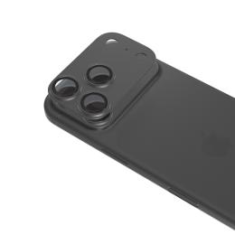 Ochranné sklo kamera + kamera islandu pro iPhone 18 Pro s aplikátorem černé