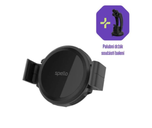 Bezdrátová autonabíječka s držákem do auta Spello by Epico Qi 15W černá