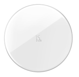 Bezdrátová nabíječka do sítě Baseus Simple 15W USB-C bílá