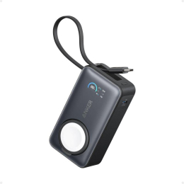 Bezdrátová powerbanka Anker MagGo 10000mAh, 35W s kabelem USB-C černá
