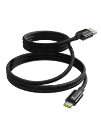 Magnetický kabel Baseus Tungsten USB/USB-C 1m 100W černý
