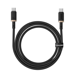 Kabel Baseus Dura USB-C/USB-C 1m 100W černo zlatý