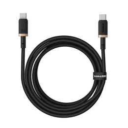 Kabel Baseus Dura USB-C/USB-C 2m 100W černo zlatý