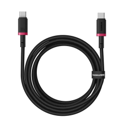 Kabel Baseus Dura USB-C/USB-C 2m 100W červeno černý