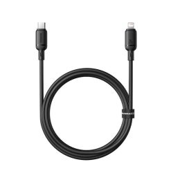 Kabel Baseus Silky USB-C/Lightning 1m 20W černý
