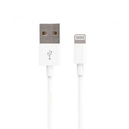 Datový kabel Forever Lightning 1m 1A bílý