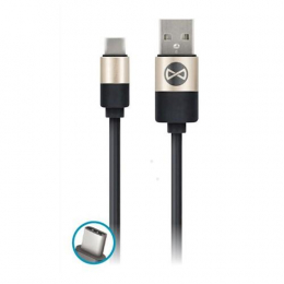 Datový kabel Forever USB-C 1m 2A modern černý