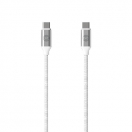 Datový kabel Forever USB-C na USB-C 1,2m 3A 20W WHP12320 bílý