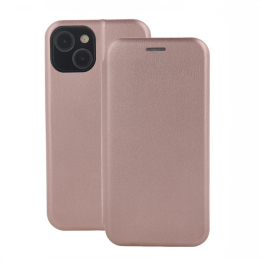 Flipové pouzdro Smart Diva pro Samsung Galaxy A35 5G růžovo zlaté