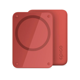 Kompatibilní bezdrátová power banka Epico 4200mAh MagSafe červená